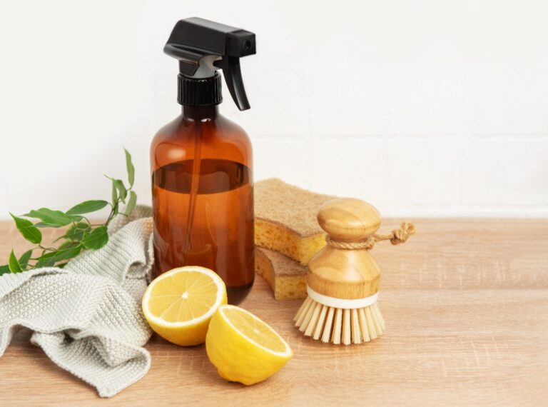 Produits nettoyants naturels avec des citrons